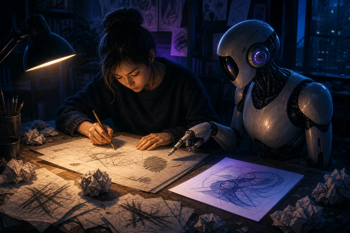 Infographic summarising How to Use AI to Actually Get Better at a Skill (Not Just Fake It)