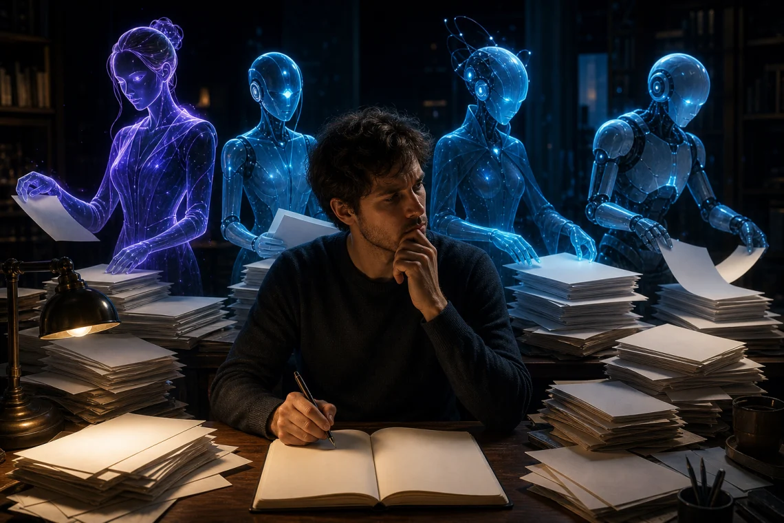 Infographic summarising Four AI Tools I Tried for Note-Taking — Honestly Ranked